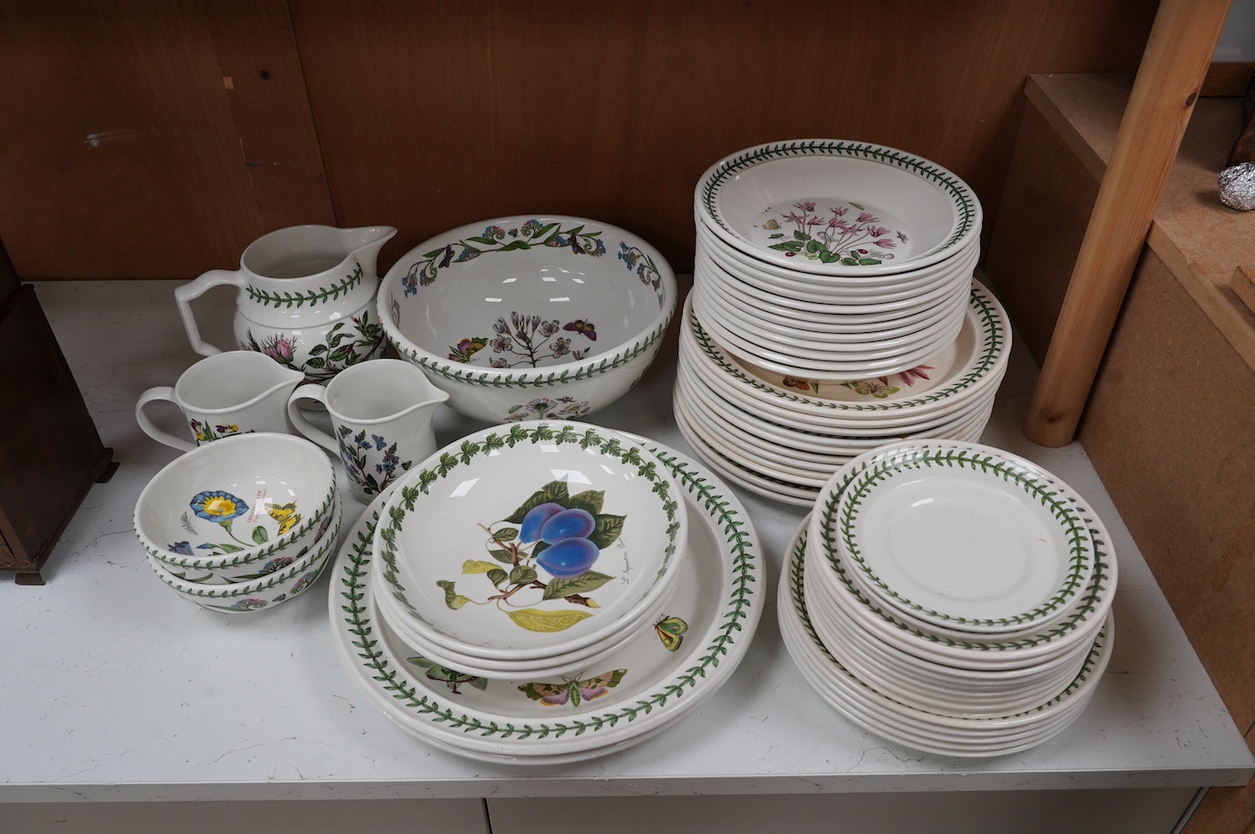 A group of Portmeirion table ware. Condition - fair to good